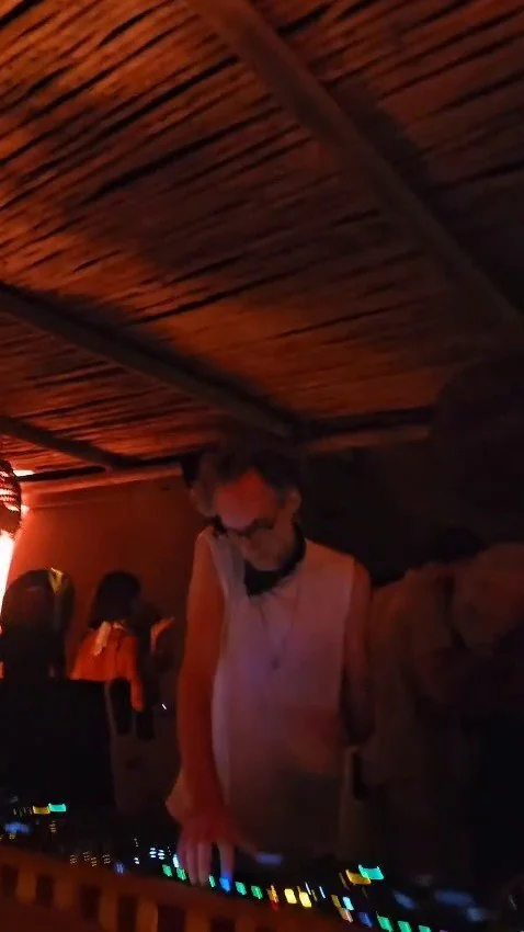 DJ set at Cala Uma, Sardinia
